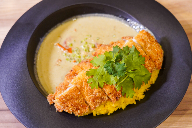 GY CURRY: Homemade chicken cutlet curry