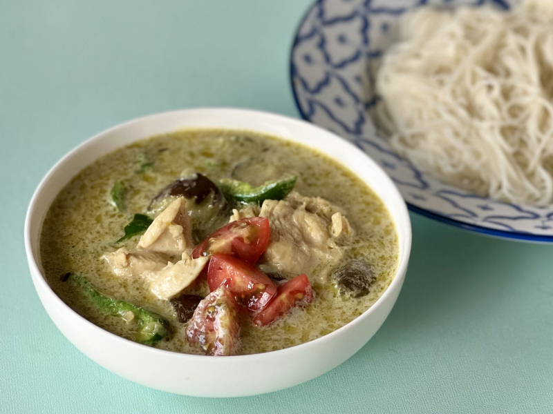 グリーンカレーつけ麺