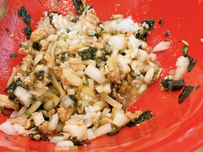 Sarutahiko Chicken Mazesoba with Extra Rice