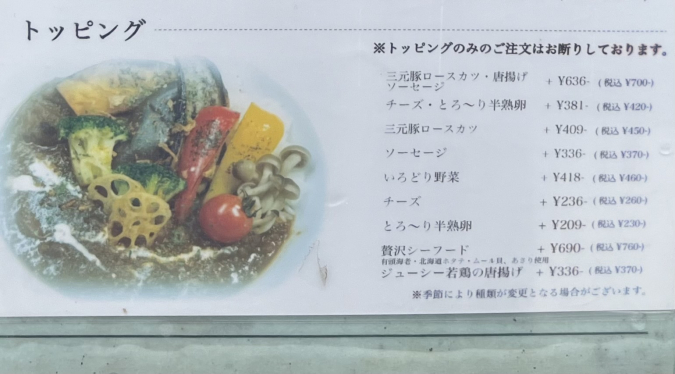 Old-style Cafe & Bar Saburo36 Toppings