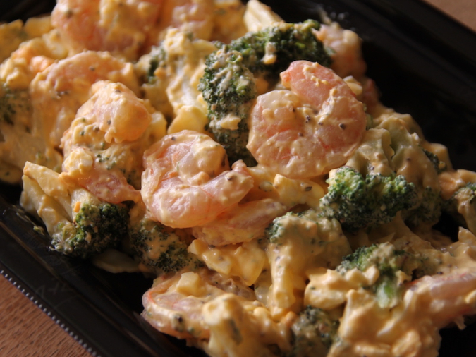 Lopia "Shrimp and Broccoli Egg Salad"