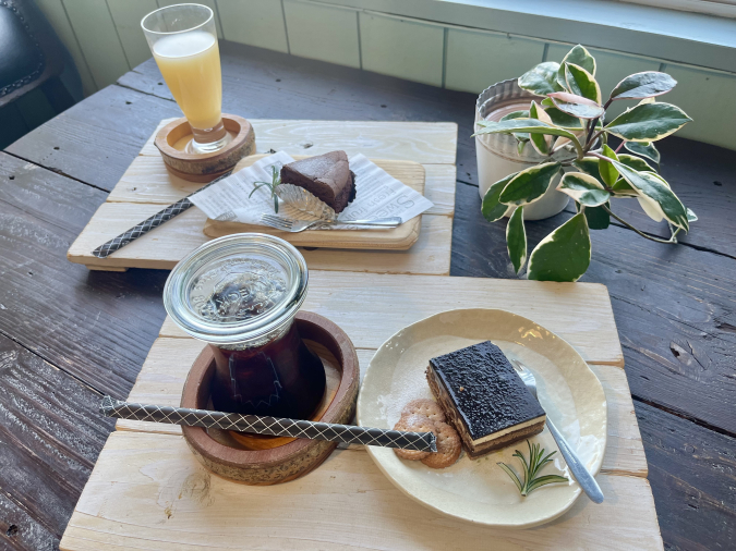 もみじかふぇ　手作りケーキセット