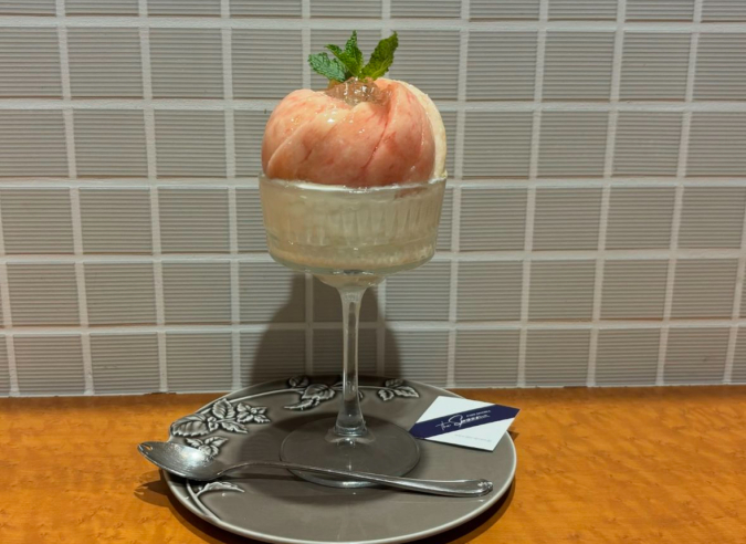 The Spoon White Peach and Almond Tofu Parfait