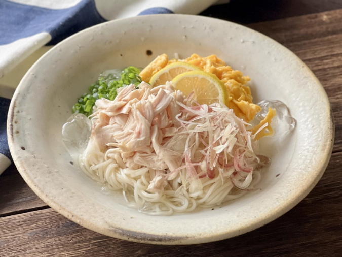 レンチンサラダチキン／中願寺あゆみレシピ