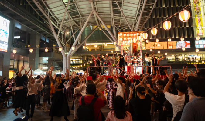 JR Hakata Station Square "Hakata Summer Festival"