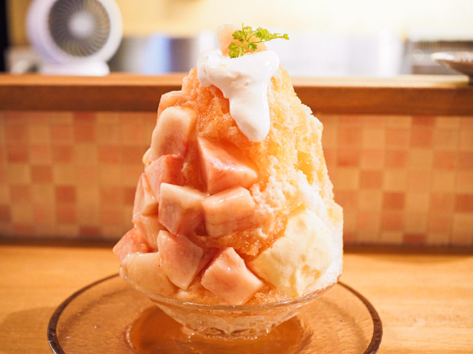 Kokurado Peach Shaved Ice