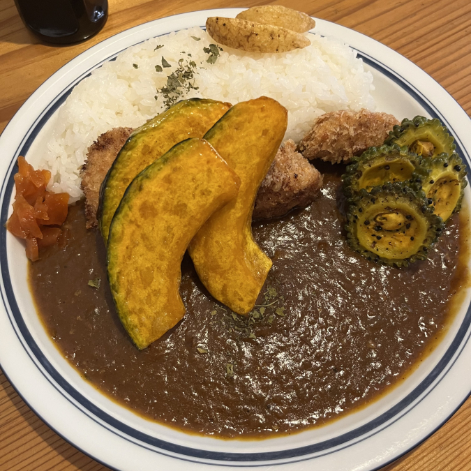 かぼちゃ家チキンカツカレー