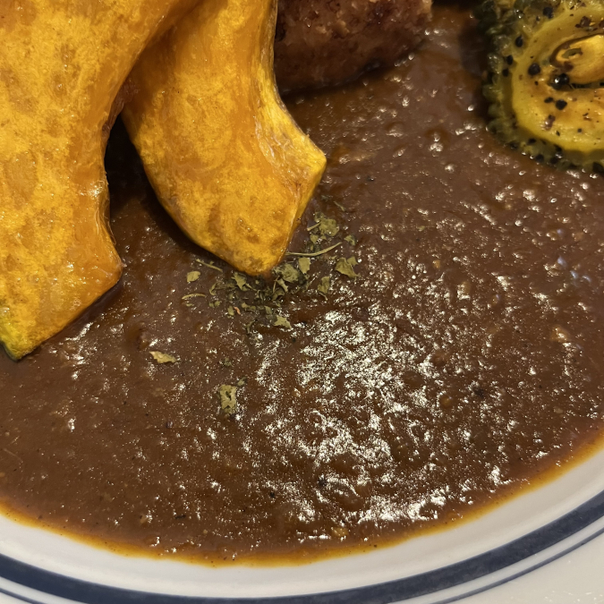 かぼちゃ家チキンカツカレー