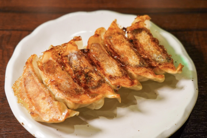 鶏の煙り焼きと野菜肉巻き ケムマキ　点心　焼き餃子