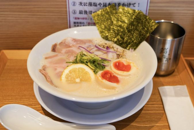 Tsukemen Chicken Soba Inseya: Special creamy chicken broth soba