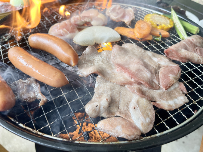 산의 정원 BBQ의 모습