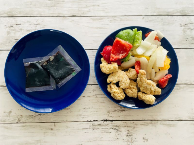 MUJI "Frying Pan Meal Kit: Pork stir-fried with black vinegar sauce"