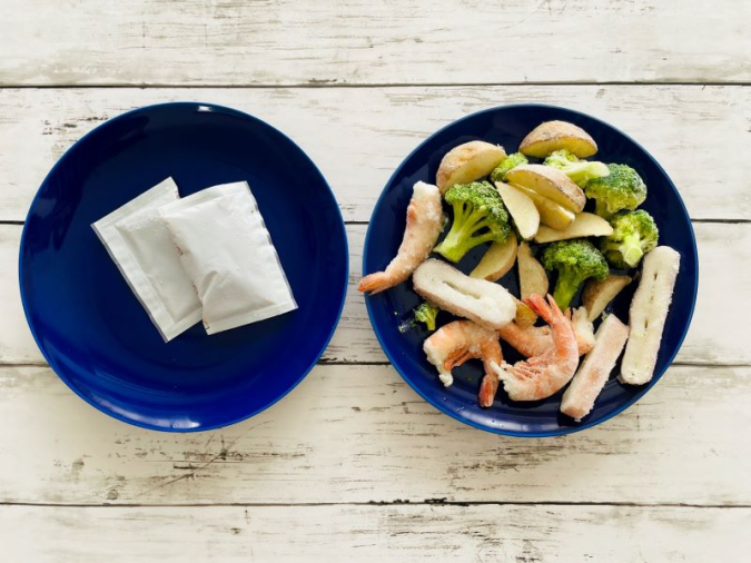 MUJI "Frying Pan Meal Kit: Shrimp and Squid Ajillo"