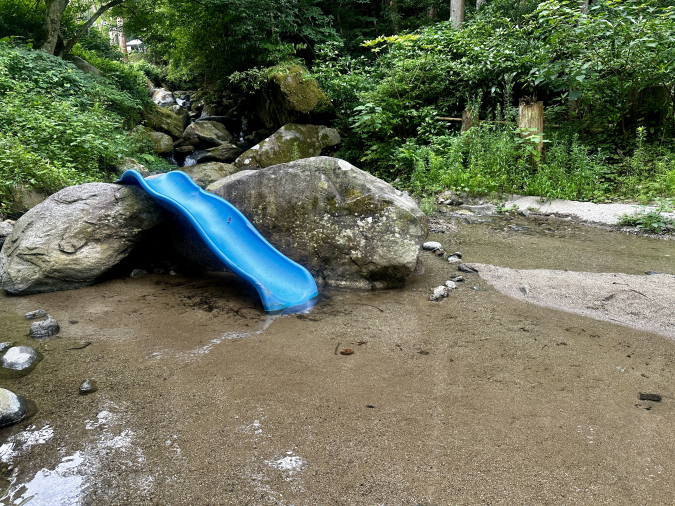 Mountain Garden - Playing in the River