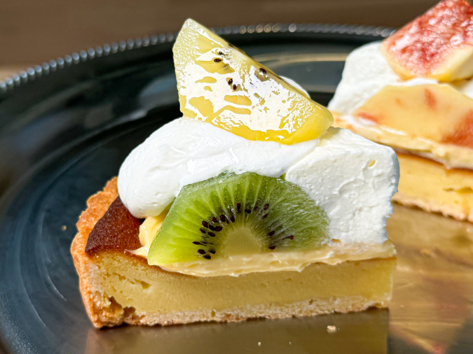 Patisserie GREEN LEMON: Two Kinds of Kiwi Tart