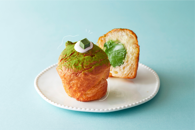 Bread and Sweets Festival / Yamagata "Beau Chon de Blée" Yame Matcha Croufin