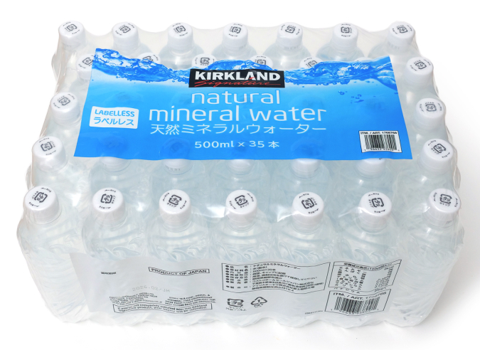 KIRKLAND SIGNATURE ナチュラルミネラルウォーター ラベルレス 500ml×35