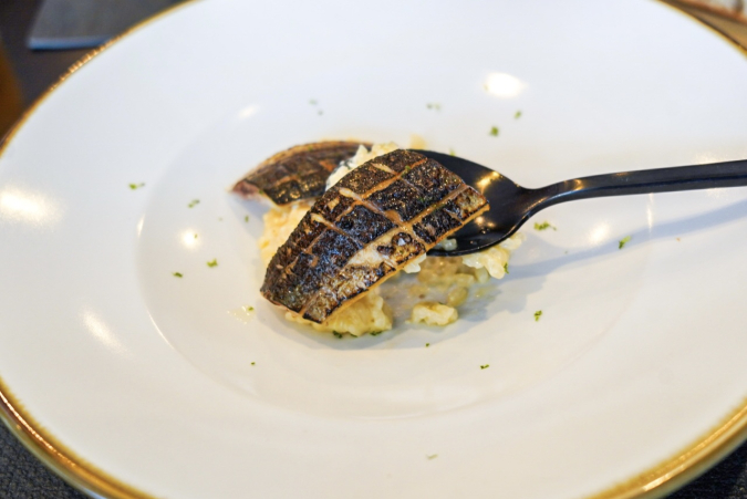 Kodama Seisakusho: Grilled Pacific saury risotto