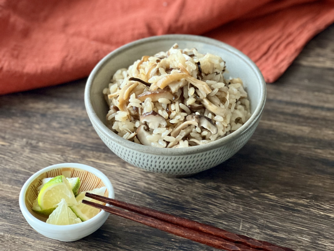 きのこの炊き込みご飯