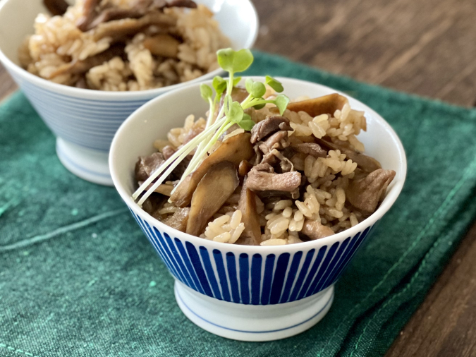 鶏ごぼうごはん　レシピ