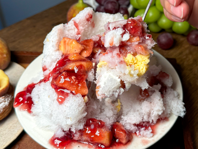 Fig Shaved Ice, Hakusui, Ukiha City