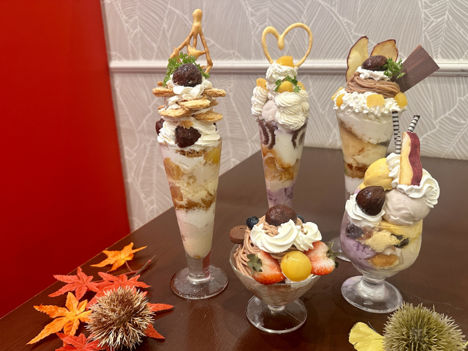 Dazaifu "Noel no Ki" 5 types of marron parfait