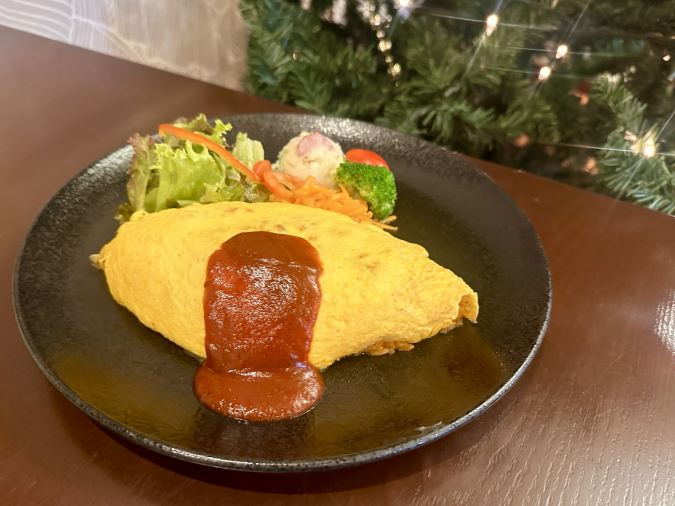 Dazaifu "Noel no Ki" Lunch: Limited Omelette Rice Plate