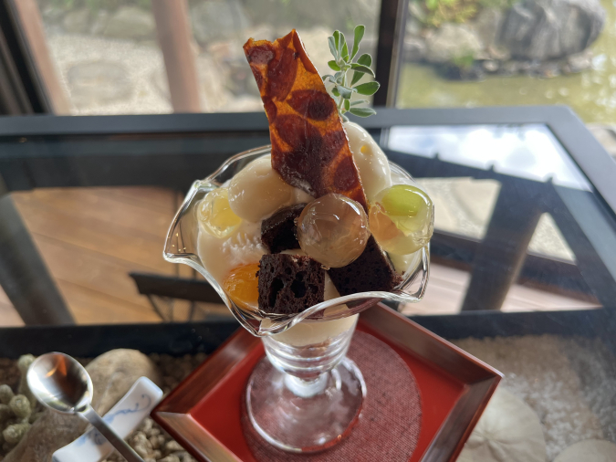 Yanagawa Cafe Ikoi Kowloon Ball Parfait