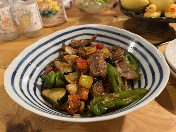 お野菜と私　大名みどり　焼きそば