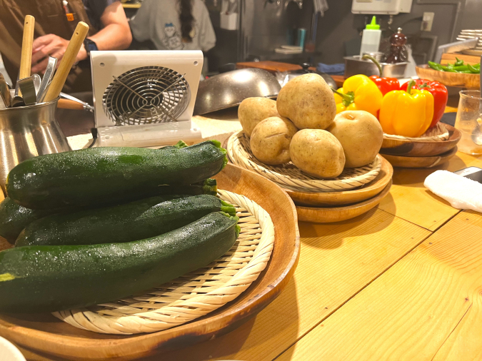 お野菜と私　大名みどり　野菜　