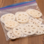 カットれんこんの冷凍