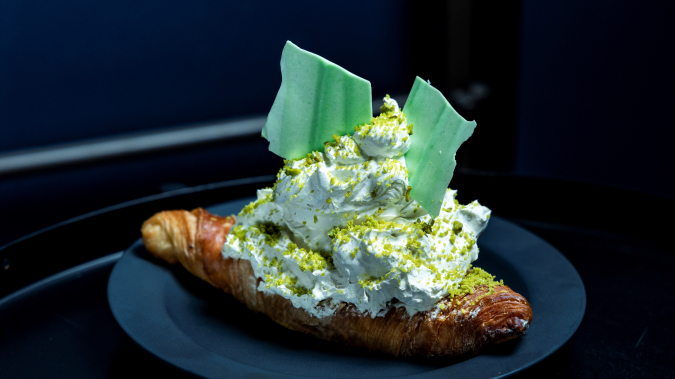 "Pistachio Cream" Sweet Croissant THE LIVELY Fukuoka Hakata