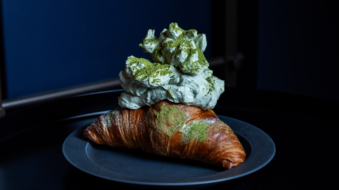 "Matcha" Sweet Croissant THE LIVELY Fukuoka Hakata