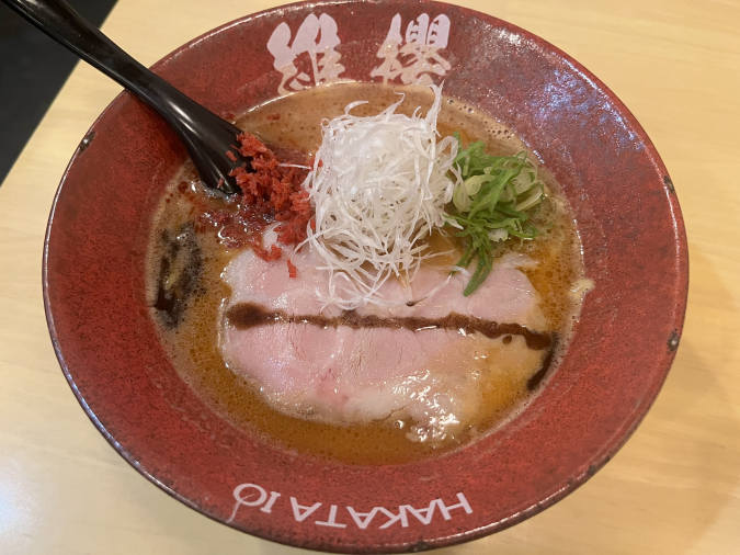 博多海老豚骨ラーメン維櫻（イオ）海老×豚骨ラーメン