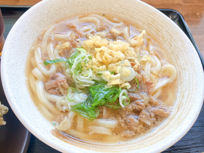 手打ちうどん喜　肉うどん