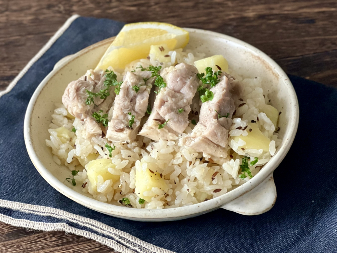 クミンじゃが炊き込みご飯