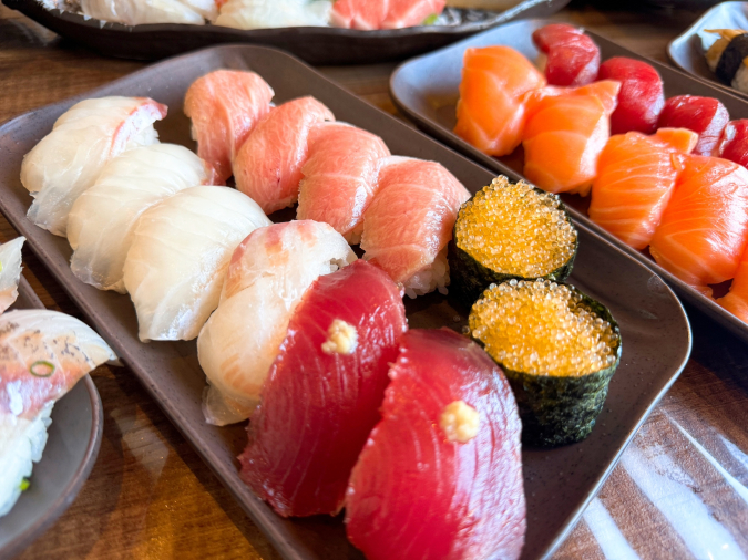 Hakata Toyokazu Nagahama Shokudo Plate of Sushi