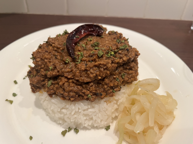 カレーキノシタ　ダブルキーマカレー①