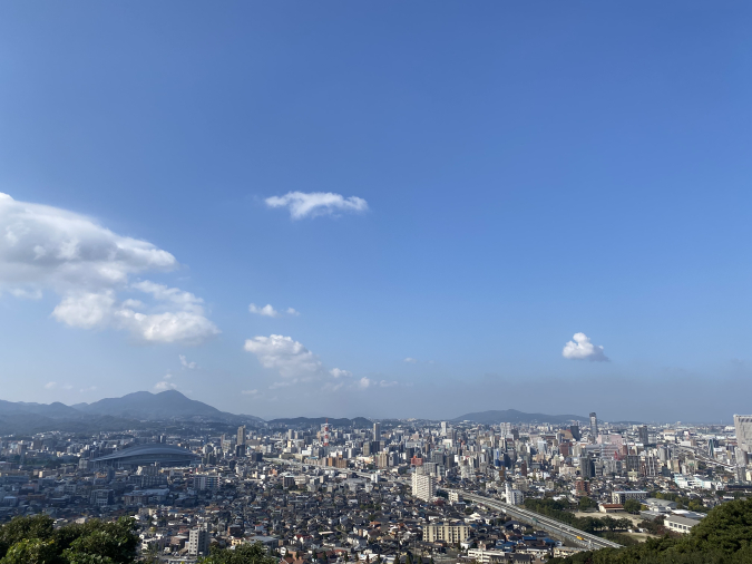 足立公園展望台　風景