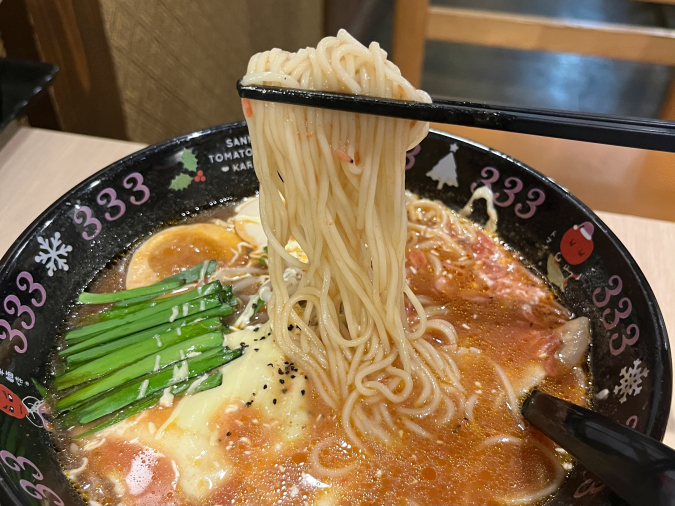 Ramen Stadium Original Tomato Ramen Sanmi Flavor Explosion!! Grilled Cheese Shrimp Mayonnaise Tomato Ramen