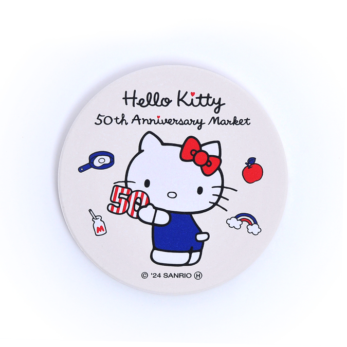 「Hello Kitty 50th Anniversary Market」福岡三越限定「給水コースター」