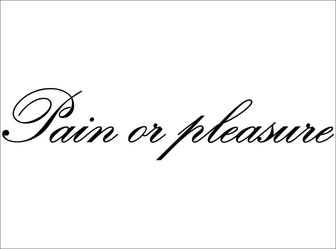 PAIN OR PLEASURE（ペインオアプレジャー）