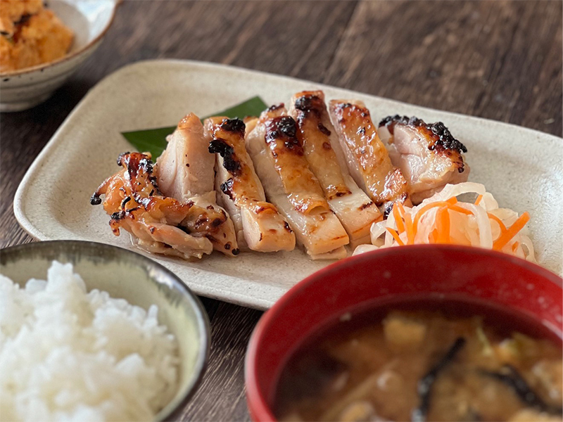 中願寺あゆみレシピ／鶏の味噌漬け