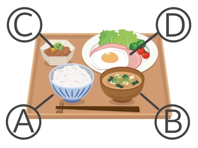 朝食のイラスト