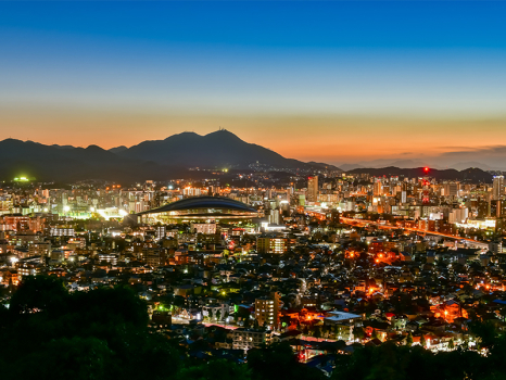 足立公園　夜景