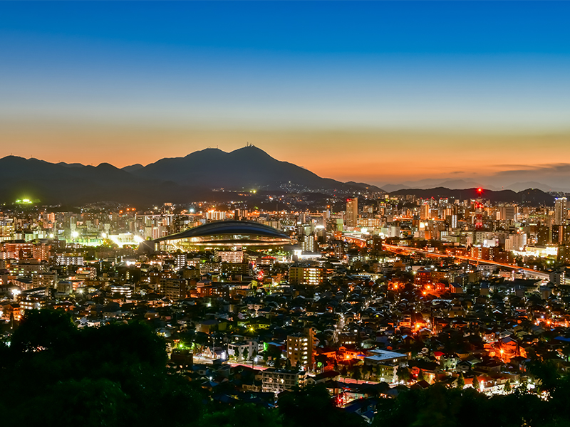 足立公園　夜景