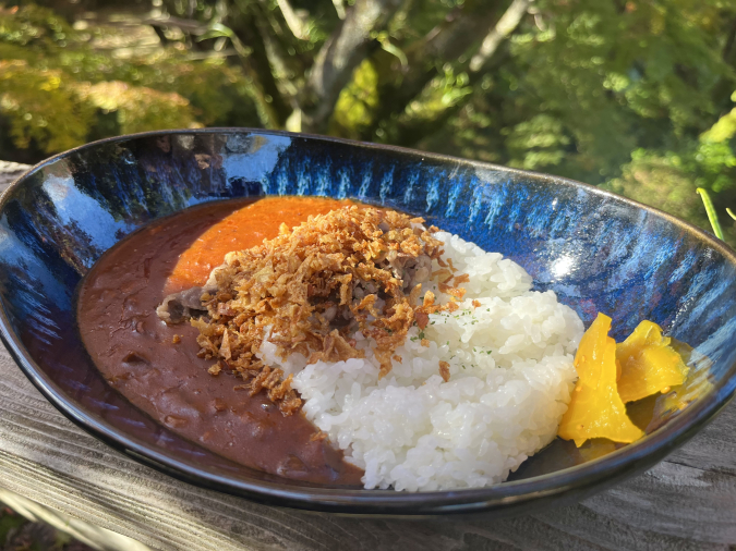 花カフェ　ハヤシライス