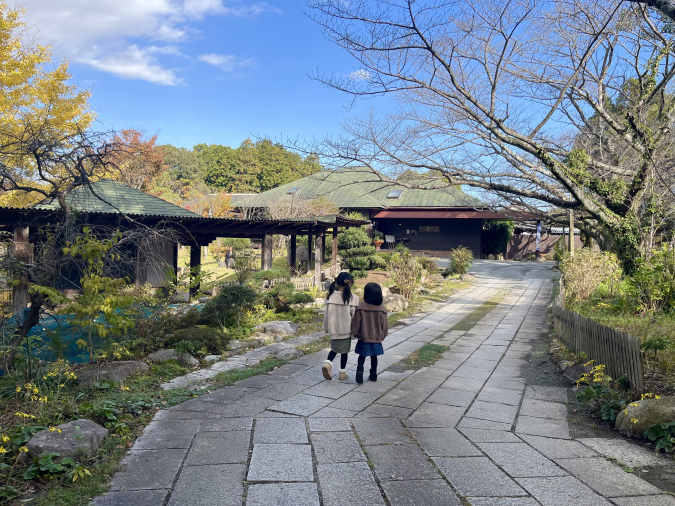 花カフェ　庭園