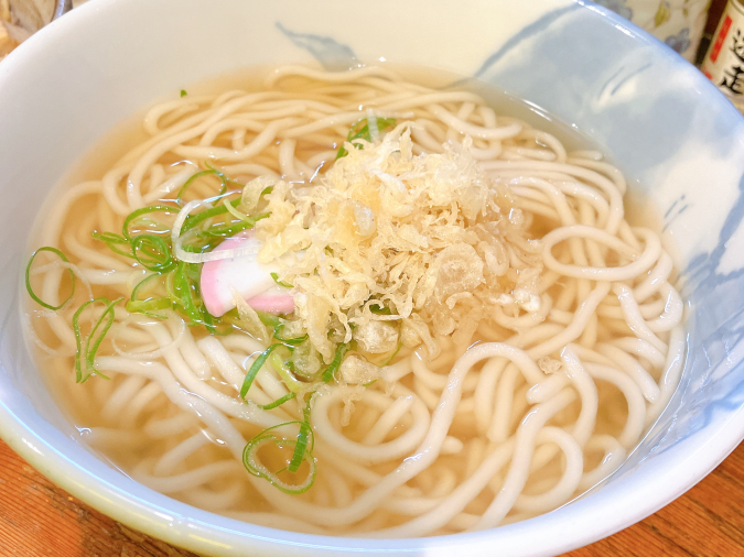 うどん屋麺之介　かけうどん