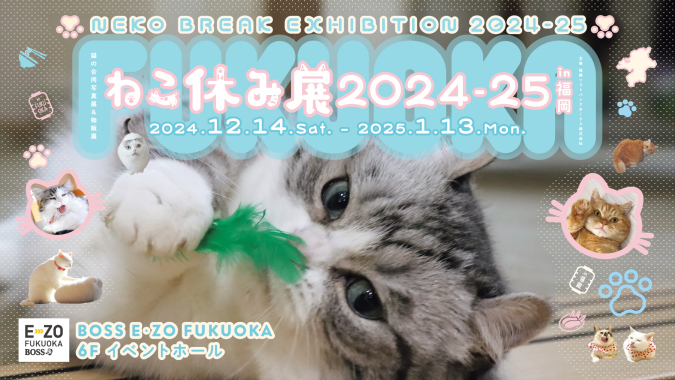 BOSS E・ZO FUKUOKA（ボス イーゾ フクオカ）　ねこ休み展 in 福岡